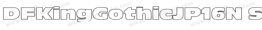 DFKingGothicJP16N Semiboldotf Regu字体转换